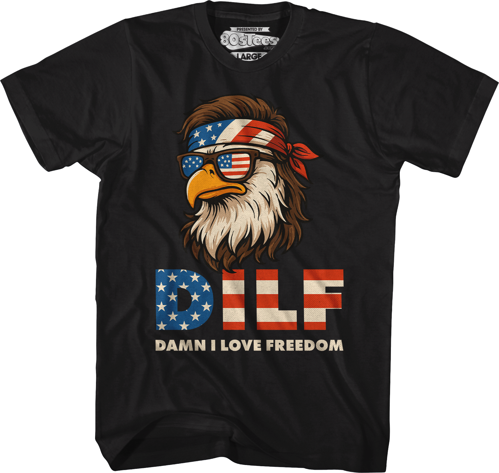 DILF Damn I Love Freedom T-Shirt Hoodie, Sweatshirt | CiraTrend.com (Image 1)