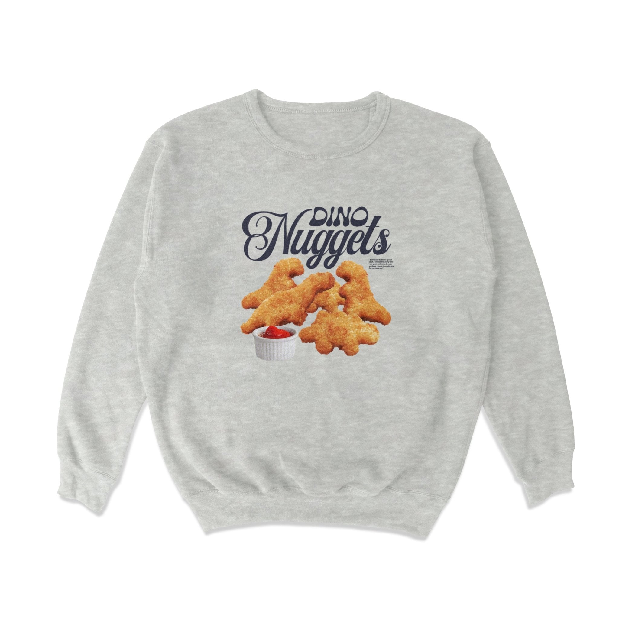 Dino Nuggets Crewneck Sweatshirt T-Shirts, Hoodie | CiraTrend.com (Image 1)
