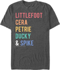 Dinosaur Names Land Before Time T-Shirt Hoodie, Sweatshirt | CiraTrend.com (Image 1)