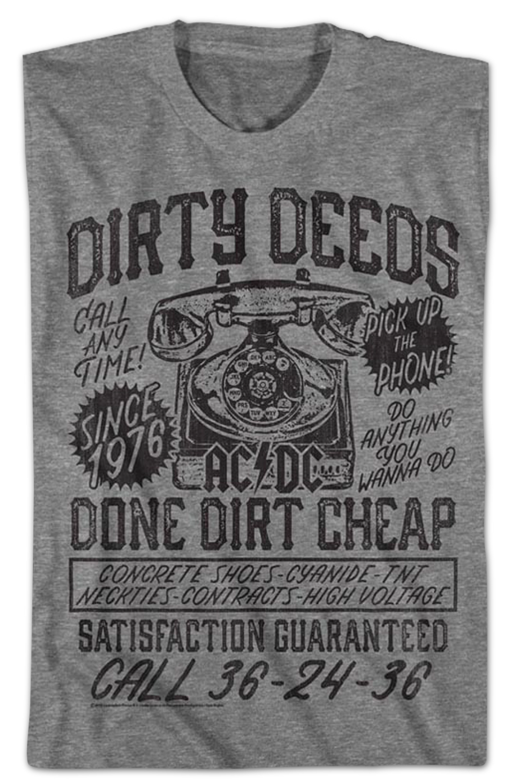 Dirty Deeds ACDC T-Shirt Hoodie, Sweatshirt | CiraTrend.com (Image 2)