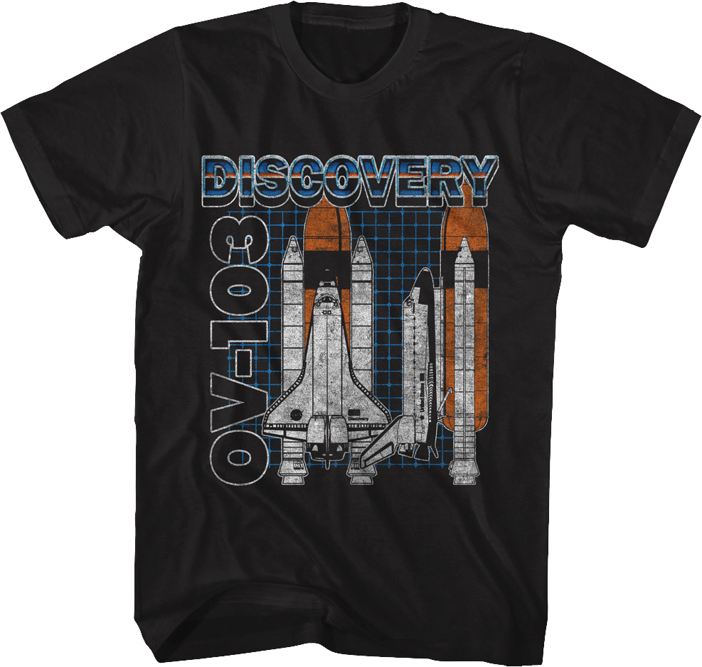 Discovery OV-103 NASA T-Shirt Hoodie, Sweatshirt | CiraTrend.com (Image 1)