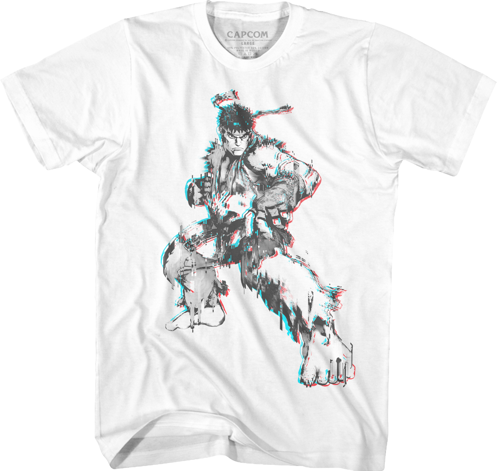 Distorted Ryu Street Fighter T-Shirt Hoodie, Sweatshirt | CiraTrend.com (Image 1)