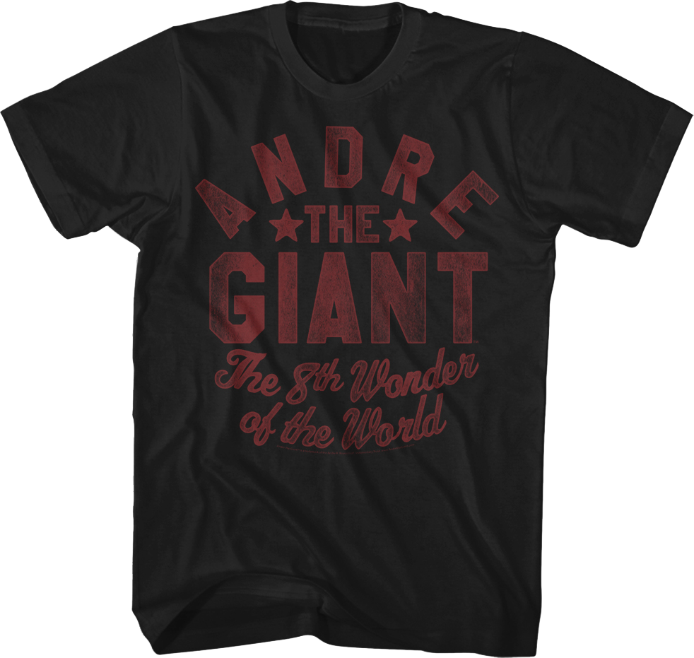 Distressed 8th Wonder Andre The Giant T-Shirt Hoodie, Sweatshirt | CiraTrend.com (Image 1)