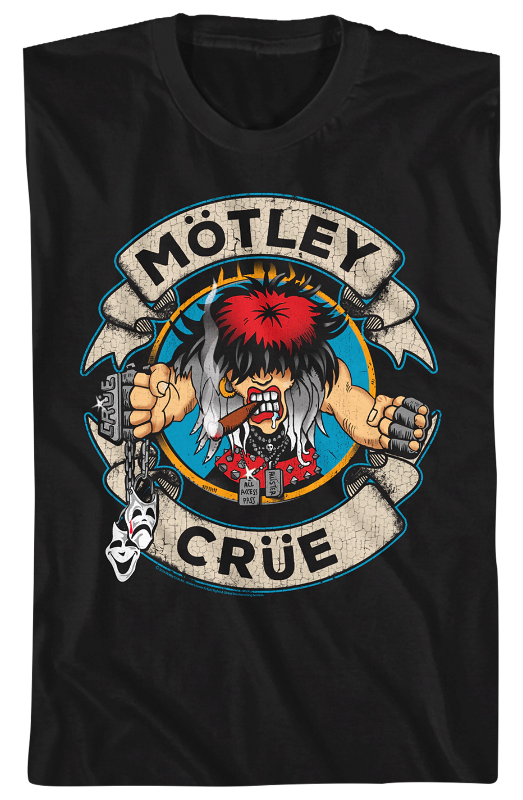 Distressed Allister Fiend Motley Crue T-Shirt Hoodie, Sweatshirt | CiraTrend.com (Image 2)