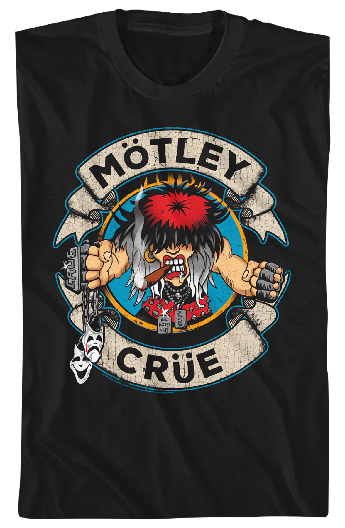Distressed Allister Fiend Motley Crue T-Shirt Hoodie, Sweatshirt | CiraTrend.com (Image 2)