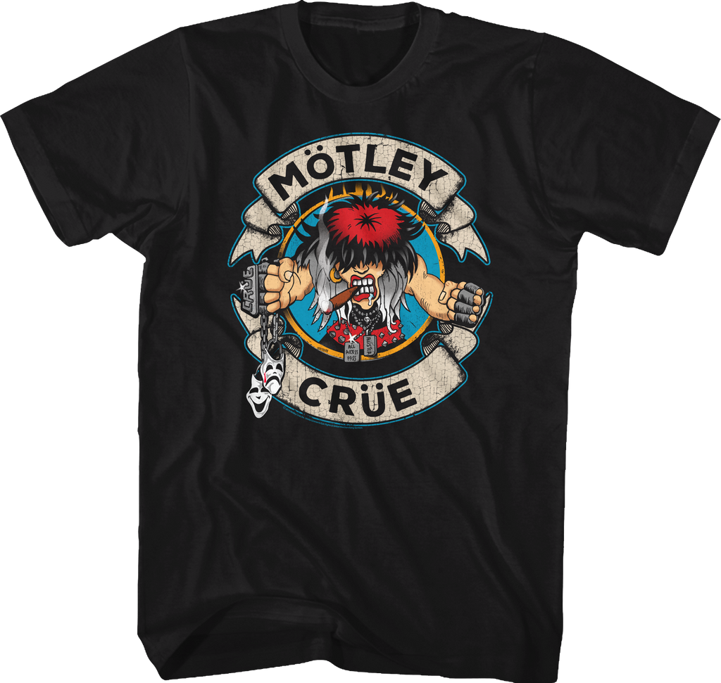 Distressed Allister Fiend Motley Crue T-Shirt Hoodie, Sweatshirt | CiraTrend.com (Image 1)