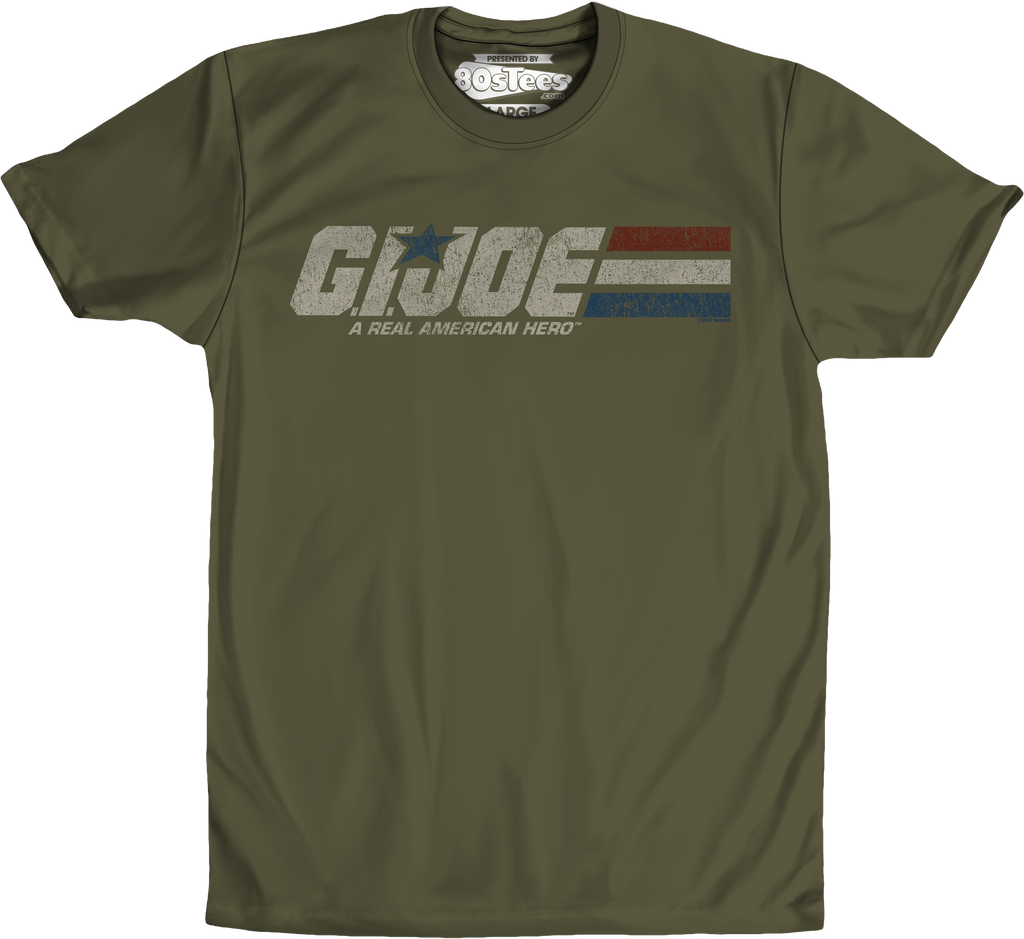 Distressed Army Green GI Joe T-Shirt Hoodie, Sweatshirt | CiraTrend.com (Image 1)