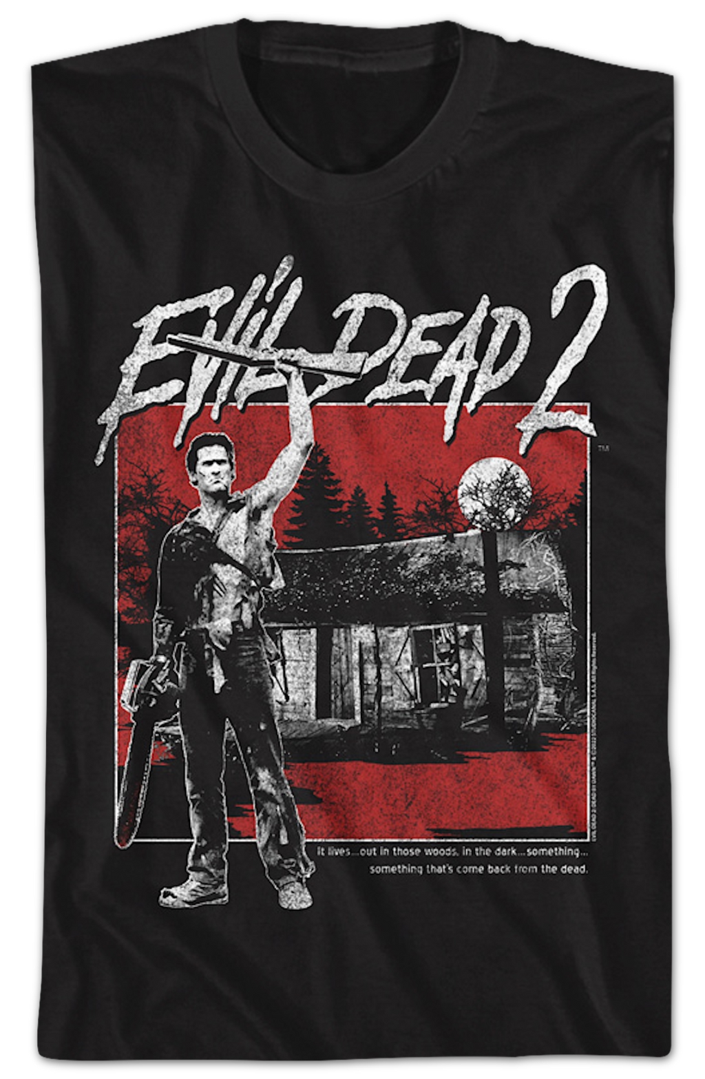 Distressed Cabin Evil Dead T-Shirt Hoodie, Sweatshirt | CiraTrend.com (Image 2)