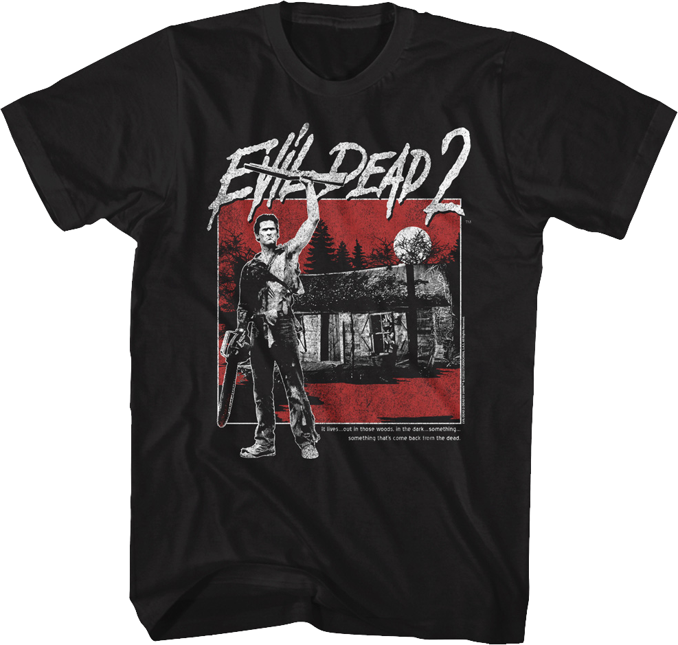 Distressed Cabin Evil Dead T-Shirt Hoodie, Sweatshirt | CiraTrend.com (Image 1)