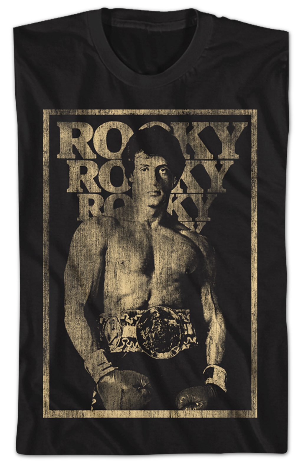 Distressed Championship Rocky T-Shirt Hoodie, Sweatshirt | CiraTrend.com (Image 2)