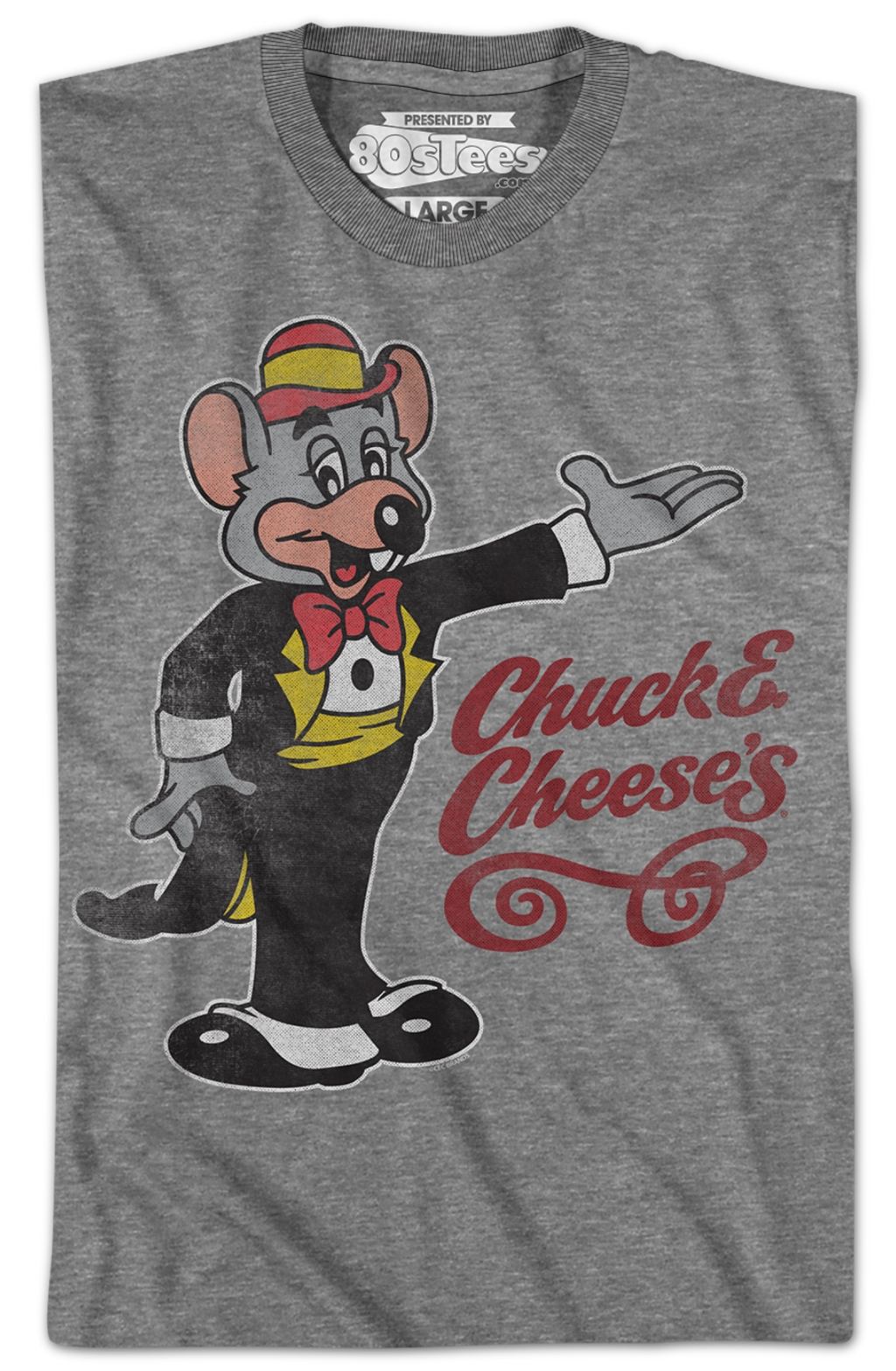 Distressed Chuck E. Cheese T-Shirt Hoodie, Sweatshirt | CiraTrend.com (Image 2)