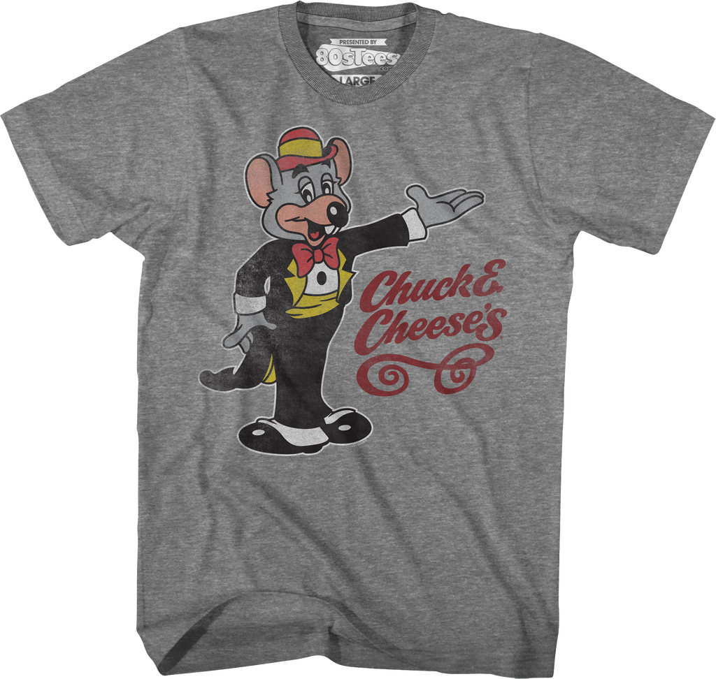 Distressed Chuck E. Cheese T-Shirt Hoodie, Sweatshirt | CiraTrend.com (Image 1)