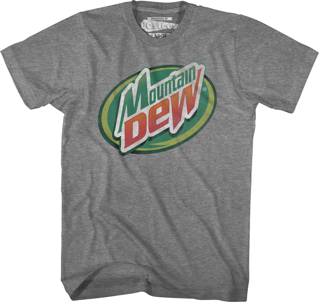 Distressed Circle Logo Mountain Dew T-Shirt Hoodie, Sweatshirt | CiraTrend.com (Image 1)