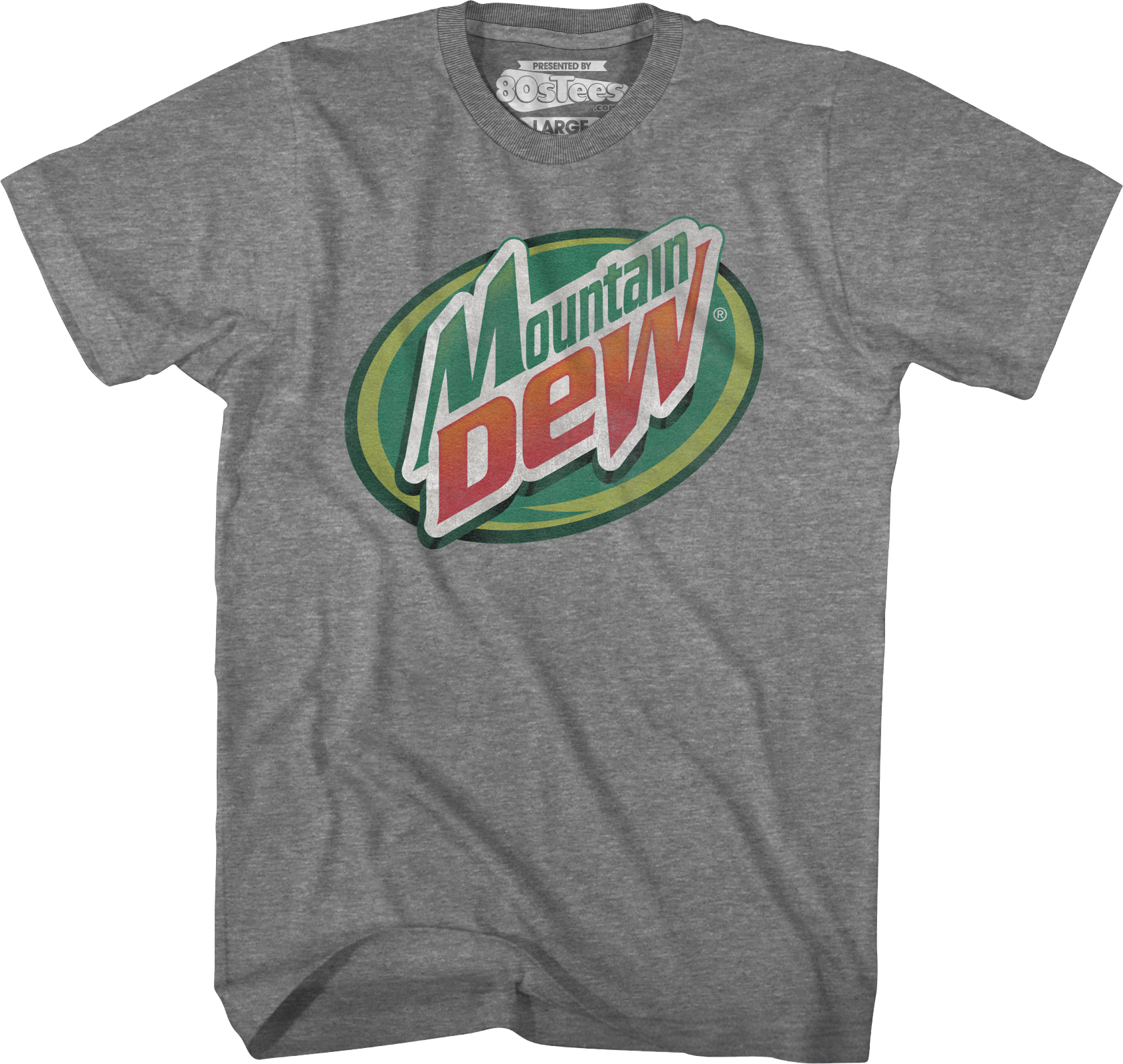 Distressed Circle Logo Mountain Dew T-Shirt Hoodie, Sweatshirt | CiraTrend.com (Image 1)
