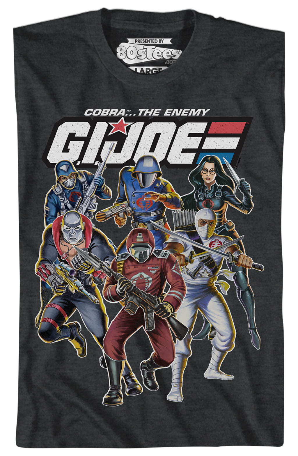 Distressed Cobra Members GI Joe T-Shirt Hoodie, Sweatshirt | CiraTrend.com (Image 2)