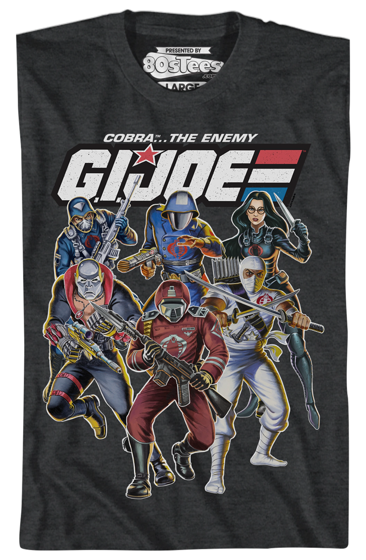 Distressed Cobra Members GI Joe T-Shirt Hoodie, Sweatshirt | CiraTrend.com (Image 2)