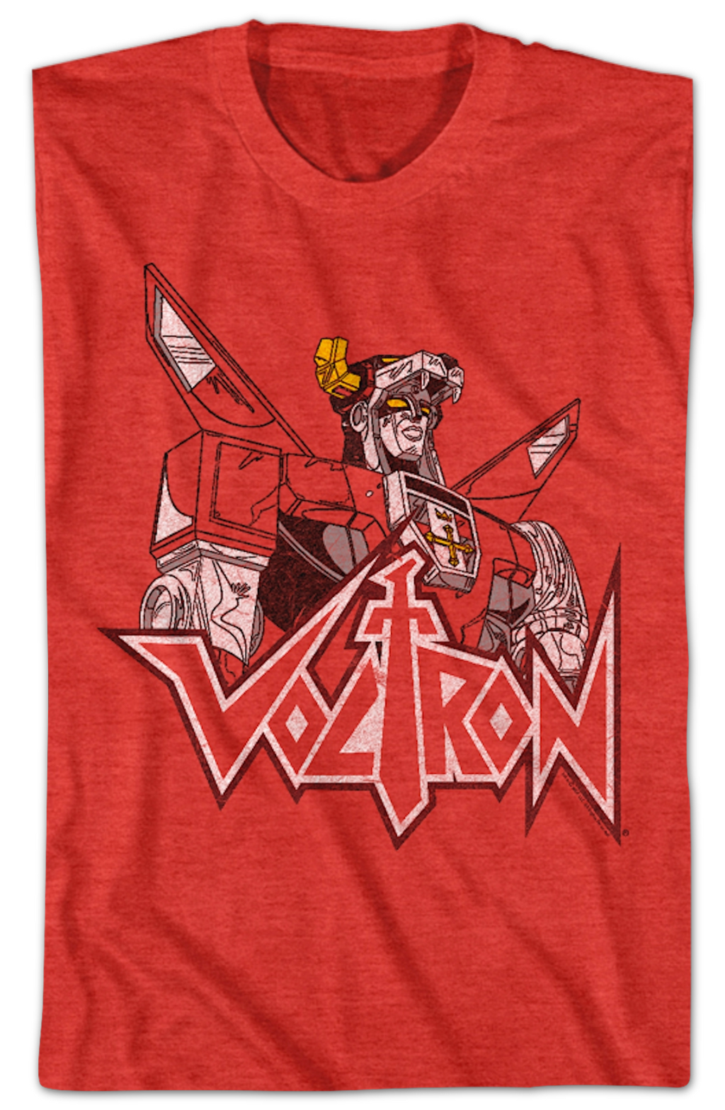 Distressed Defender of the Universe Voltron T-Shirt Hoodie, Sweatshirt | CiraTrend.com (Image 2)