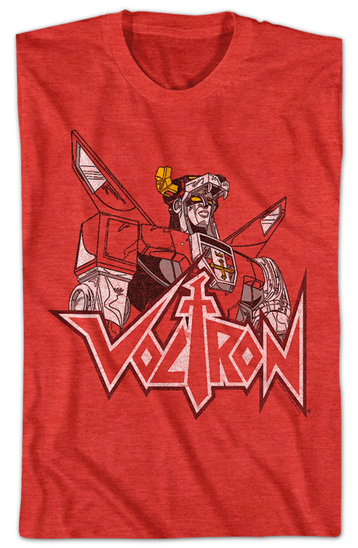 Distressed Defender of the Universe Voltron T-Shirt Hoodie, Sweatshirt | CiraTrend.com (Image 2)