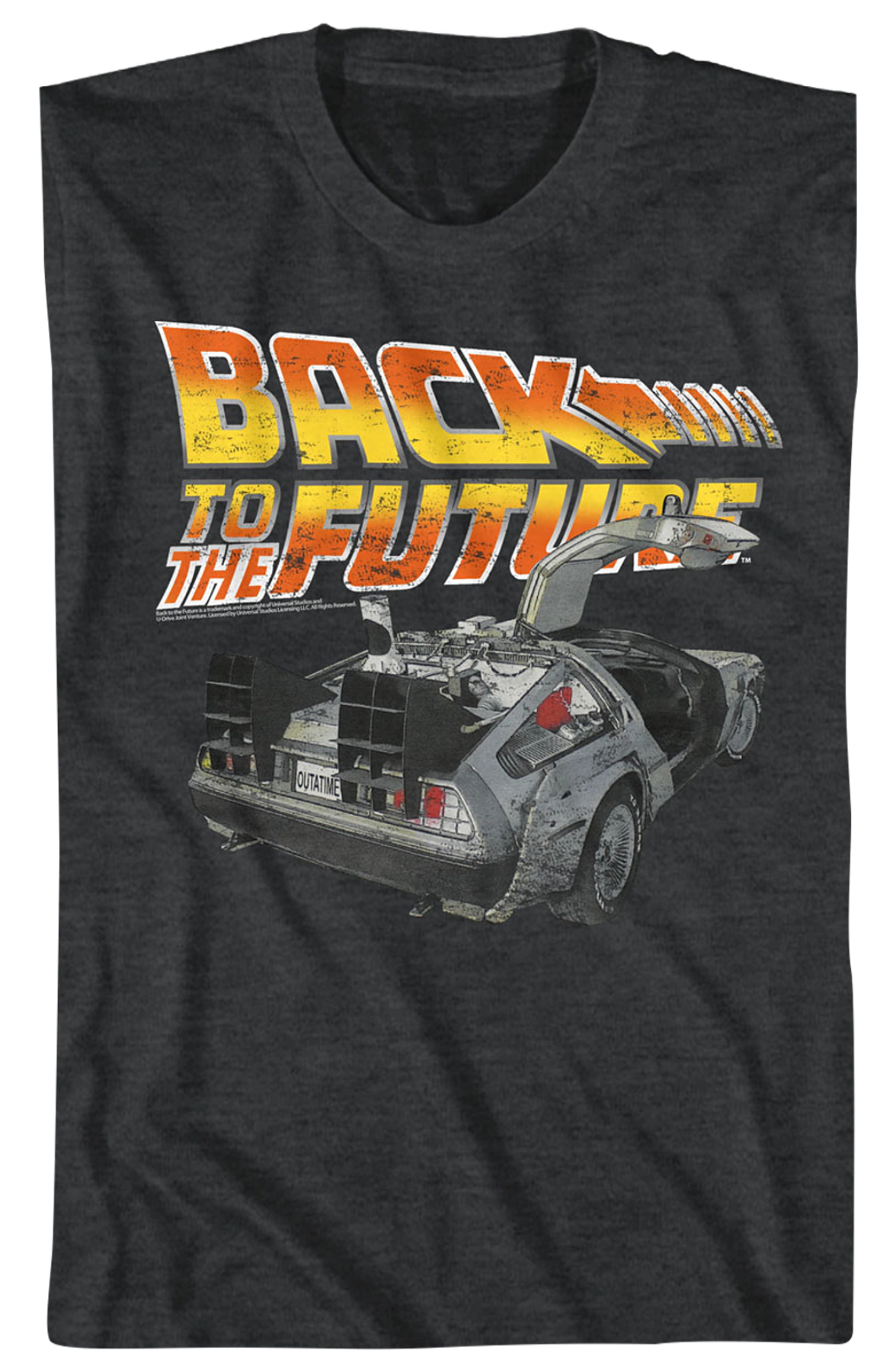 Distressed Delorean Back to the Future T-Shirt Hoodie, Sweatshirt | CiraTrend.com (Image 2)