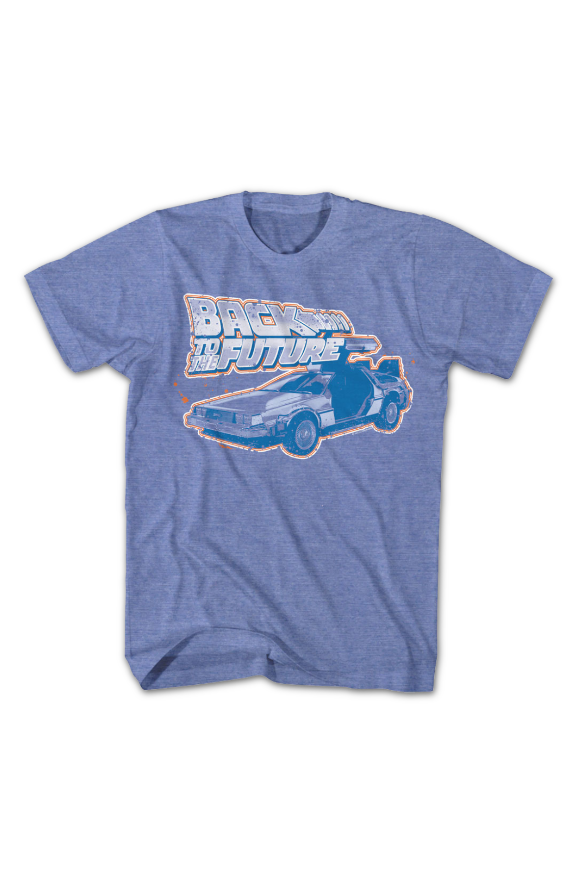 Distressed DeLorean Paint Splatter Back To The Future T-Shirt Hoodie, Sweatshirt | CiraTrend.com (Image 2)