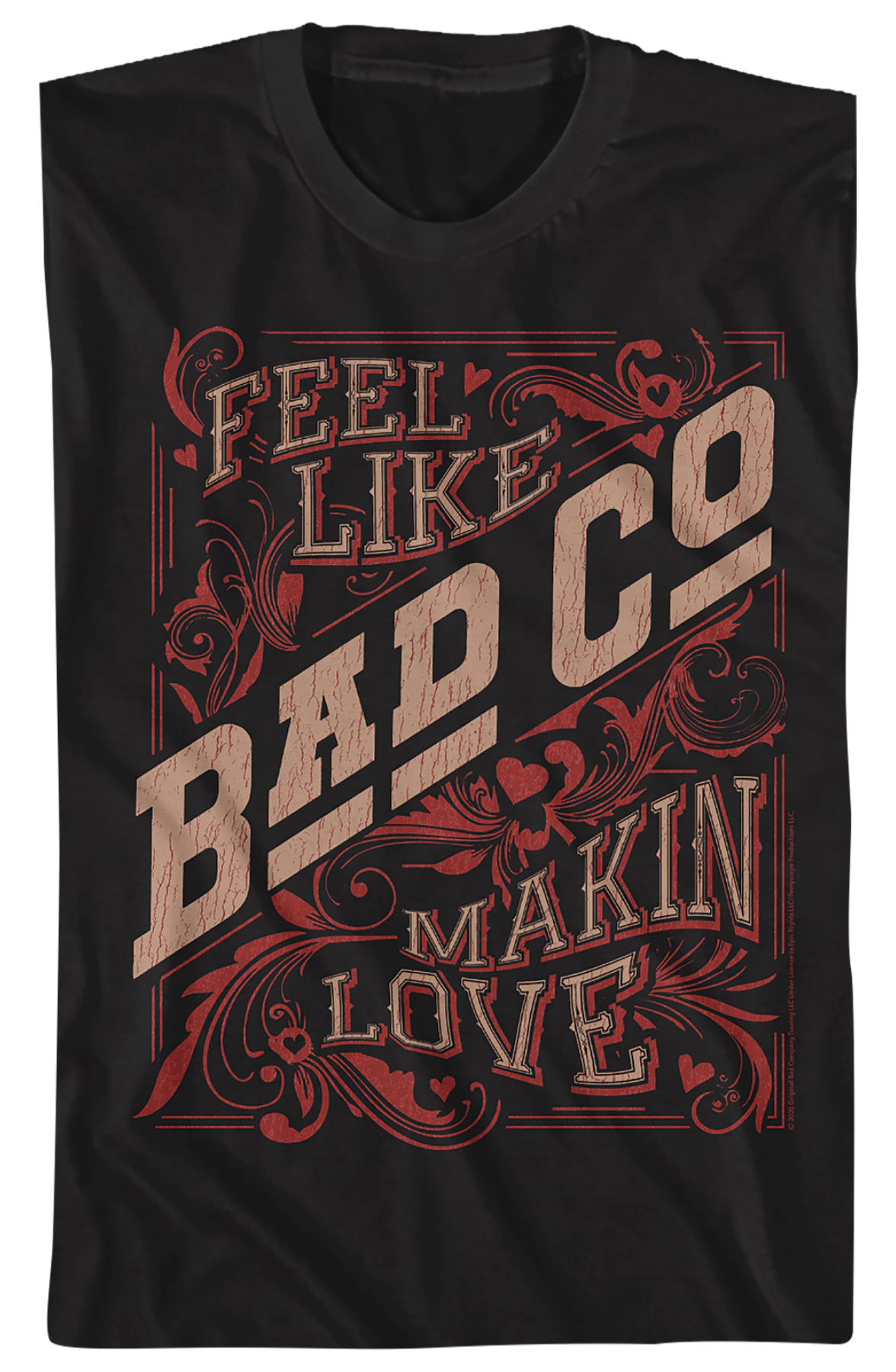Distressed Feel Like Makin' Love Bad Company T-Shirt Hoodie, Sweatshirt | CiraTrend.com (Image 2)