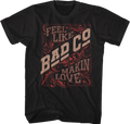 Distressed Feel Like Makin' Love Bad Company T-Shirt Hoodie, Sweatshirt | CiraTrend.com (Image 1)