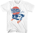 Distressed Fire Tracks Back To The Future T-Shirt Hoodie, Sweatshirt | CiraTrend.com (Image 1)