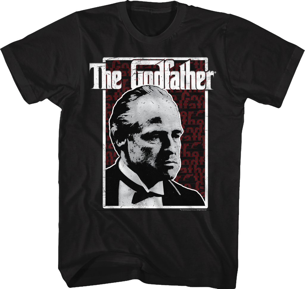 Distressed Frame Godfather T-Shirt Hoodie, Sweatshirt | CiraTrend.com (Image 1)