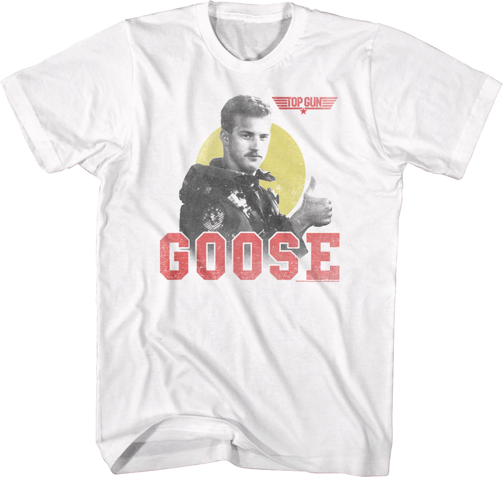 Distressed Goose Top Gun T-Shirt Hoodie, Sweatshirt | CiraTrend.com (Image 1)