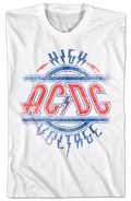 Distressed High Voltage ACDC Shirt Hoodie, Sweatshirt | CiraTrend.com
