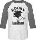 Distressed Italian Stallion Logo Rocky Raglan Baseball Shirt Hoodie, Sweatshirt | CiraTrend.com (Image 1)