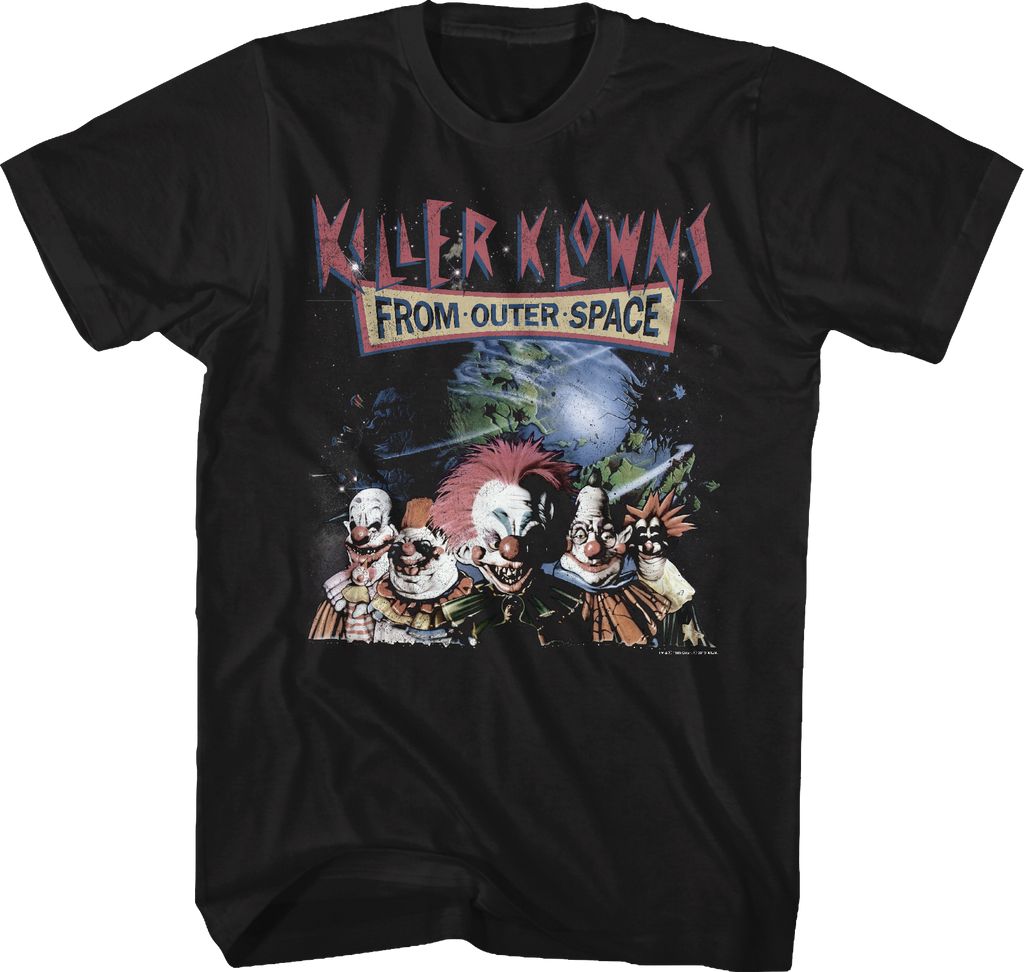 Distressed Killer Klowns From Outer Space T-Shirt Hoodie, Sweatshirt | CiraTrend.com (Image 1)