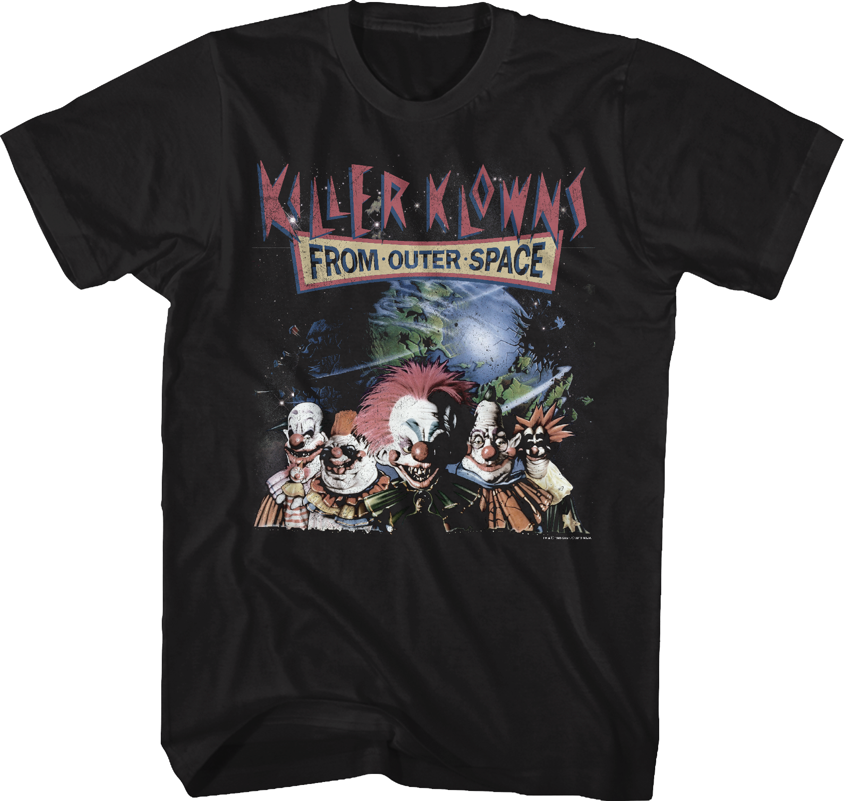 Distressed Killer Klowns From Outer Space T-Shirt Hoodie, Sweatshirt | CiraTrend.com (Image 1)