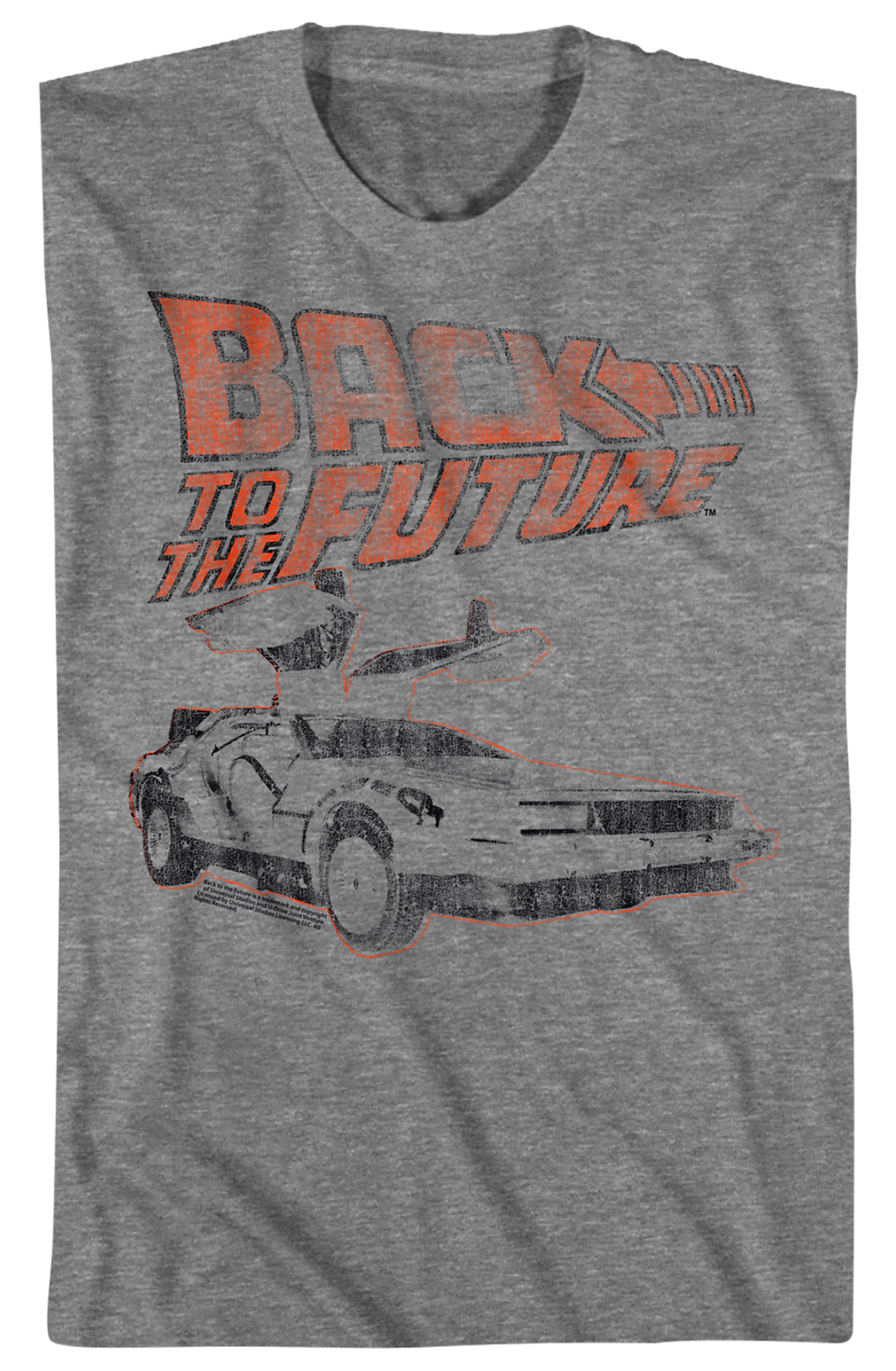 Distressed Logo And DeLorean Back To The Future T-Shirt Hoodie, Sweatshirt | CiraTrend.com (Image 2)