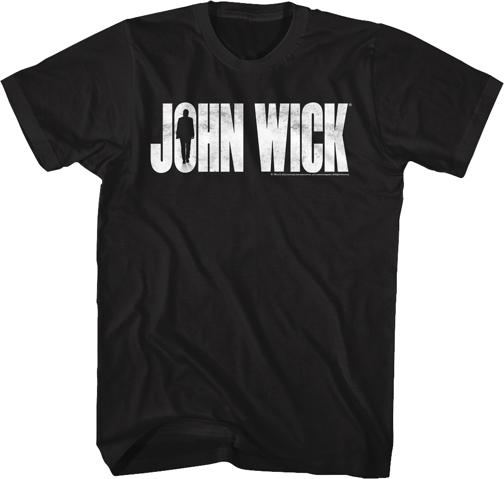 Distressed Logo John Wick T-Shirt Hoodie, Sweatshirt | CiraTrend.com (Image 1)