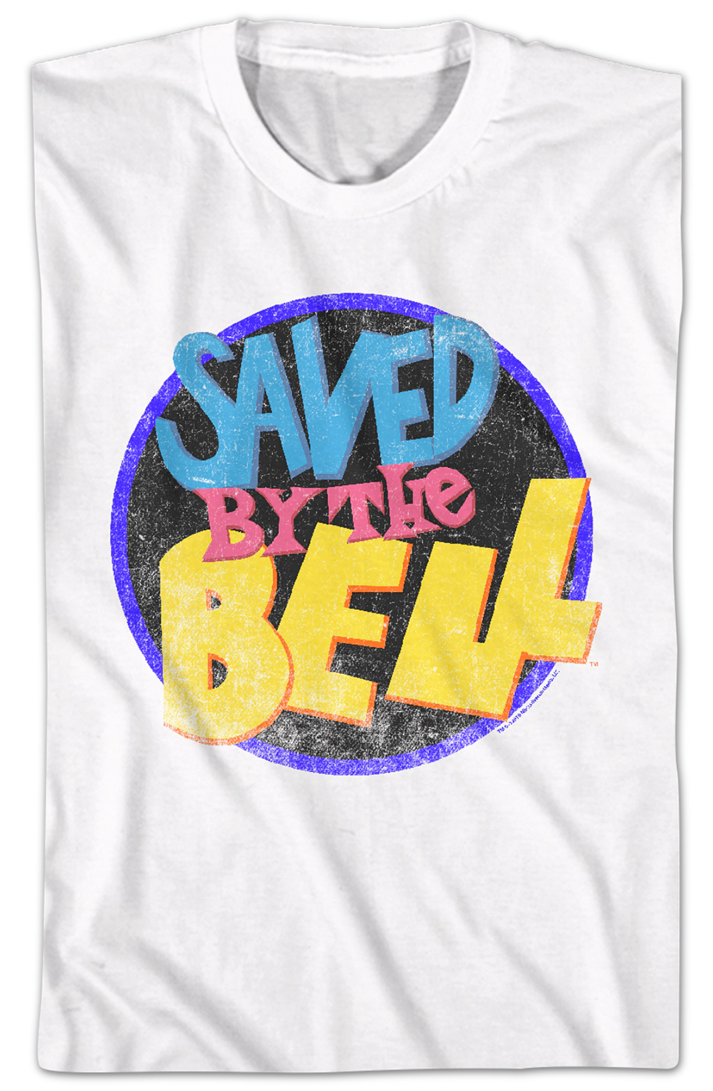 Distressed Logo Saved By The Bell T-Shirt Hoodie, Sweatshirt | CiraTrend.com (Image 2)