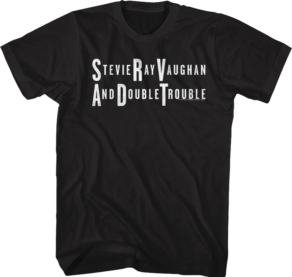Distressed Logo Stevie Ray Vaughan And Double Trouble T-Shirt Hoodie, Sweatshirt | CiraTrend.com (Image 1)