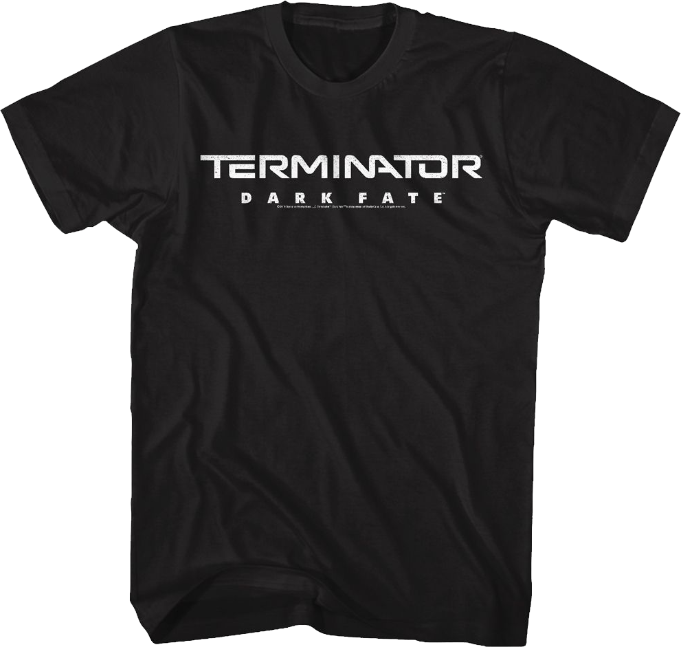 Distressed Logo Terminator Dark Fate T-Shirt Hoodie, Sweatshirt | CiraTrend.com (Image 1)