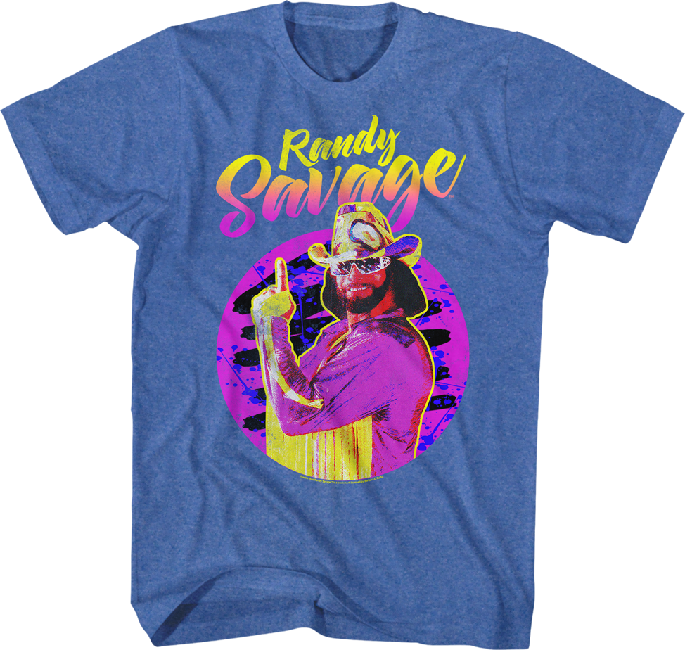 Distressed Macho Man Randy Savage T-Shirt Hoodie, Sweatshirt | CiraTrend.com (Image 1)