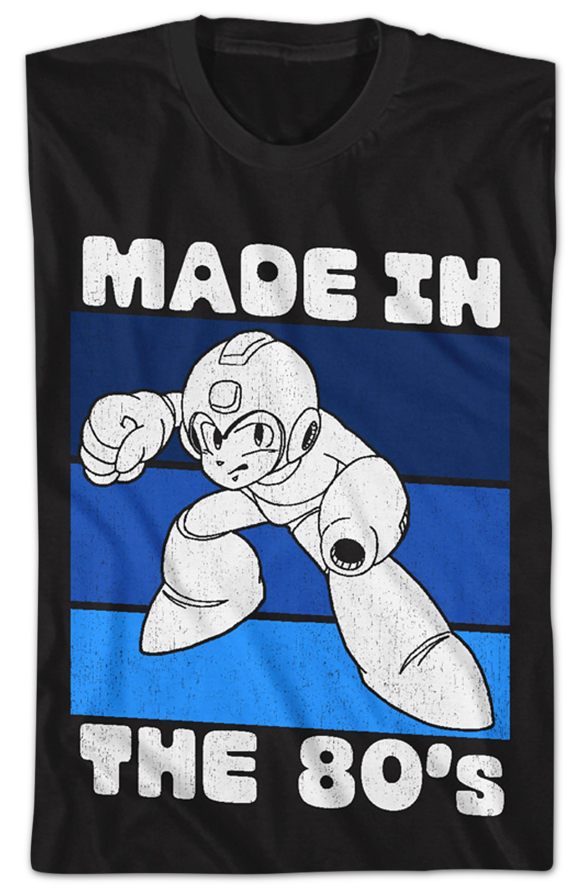 Distressed Made In The 80's Mega Man T-Shirt Hoodie, Sweatshirt | CiraTrend.com (Image 2)