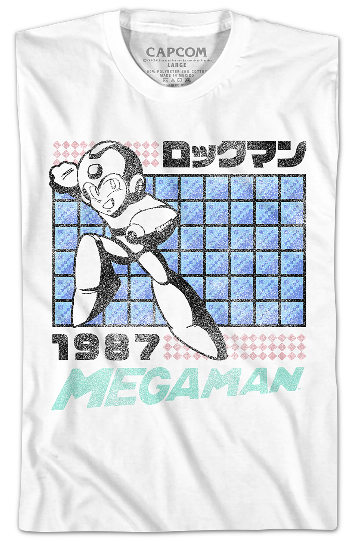 Distressed Mega Man T-Shirt Hoodie, Sweatshirt | CiraTrend.com (Image 2)