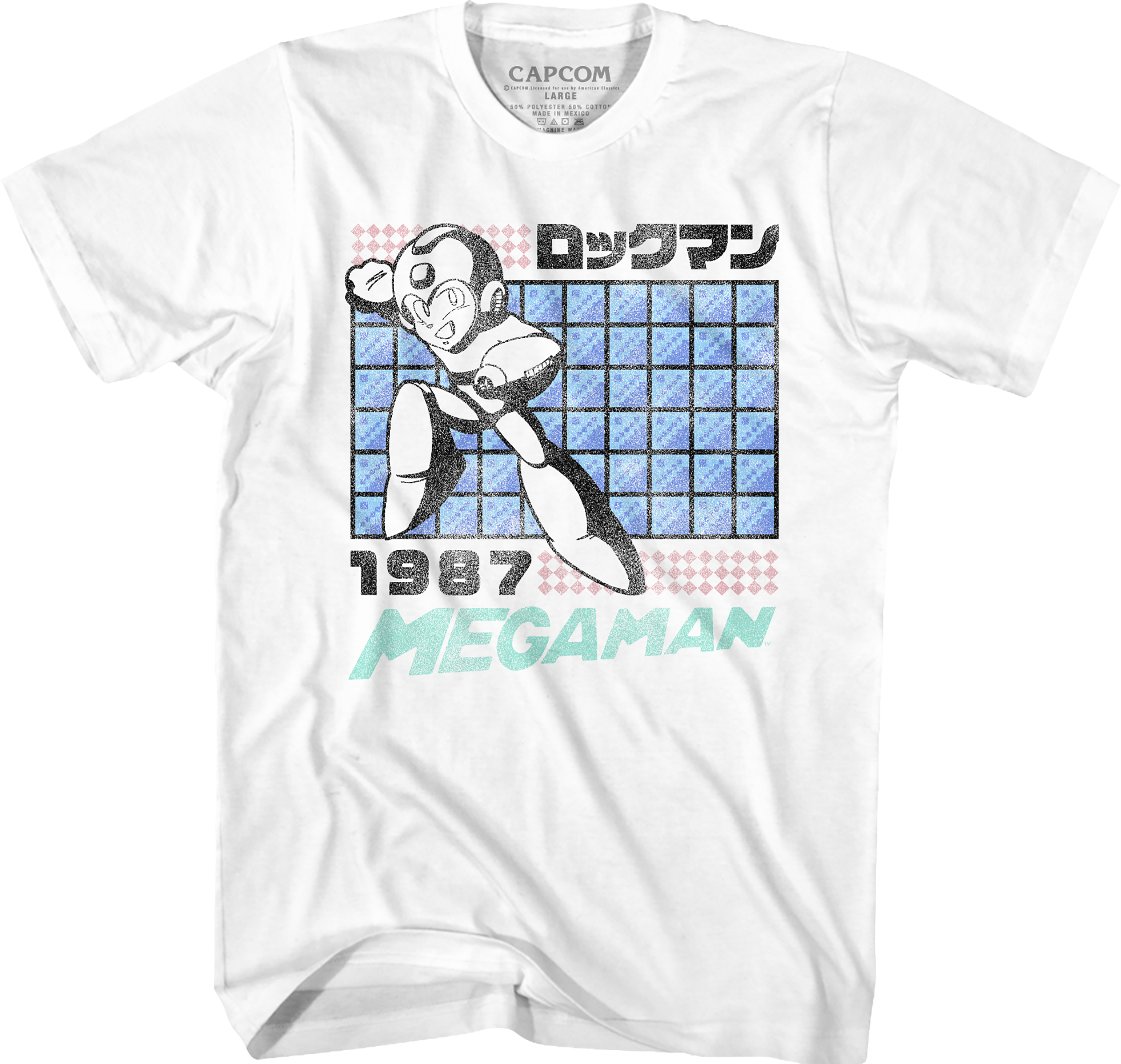Distressed Mega Man T-Shirt Hoodie, Sweatshirt | CiraTrend.com (Image 1)