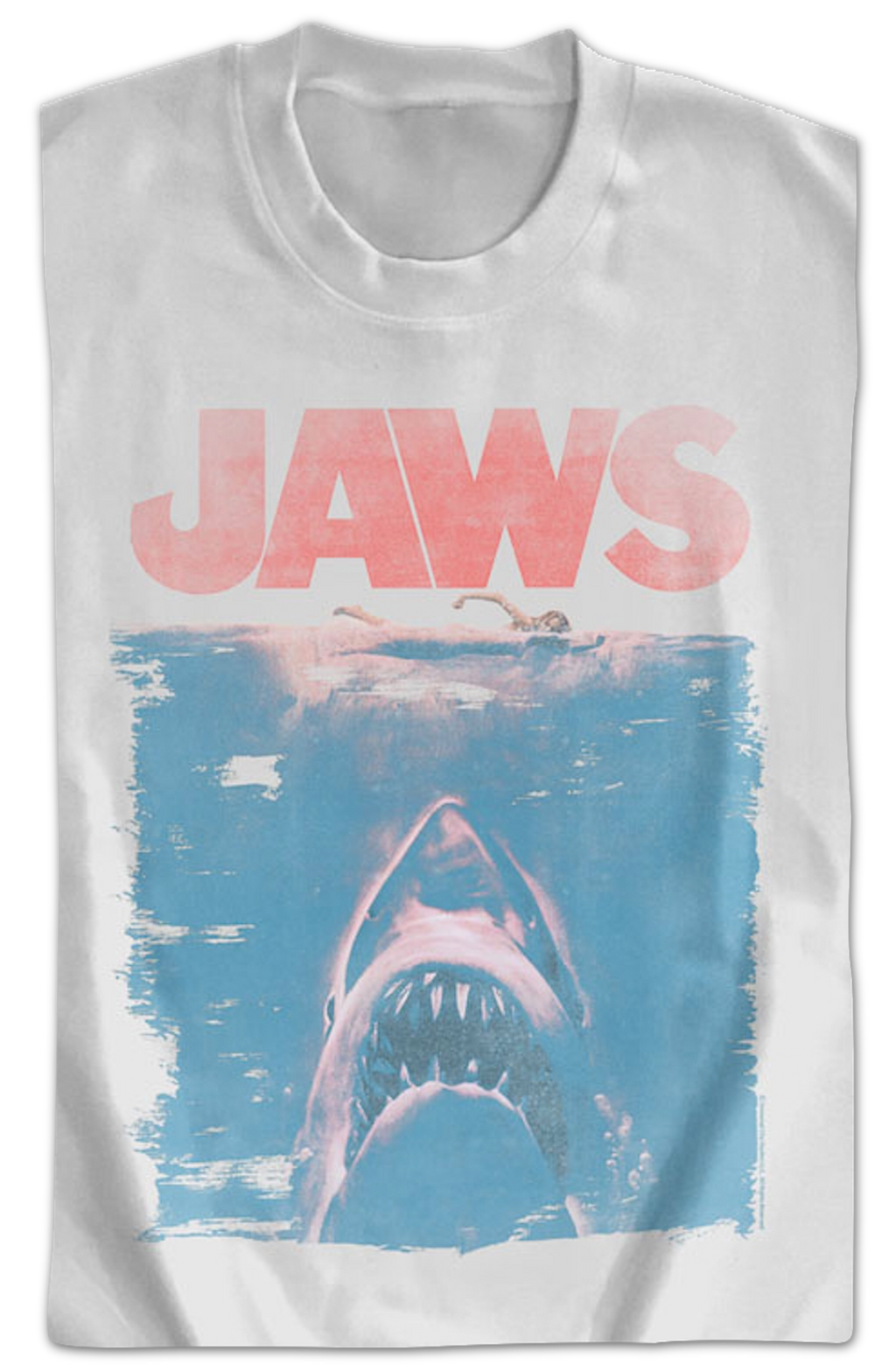 Distressed Movie Poster Jaws Sweatshirt T-Shirts, Hoodie | CiraTrend.com (Image 2)