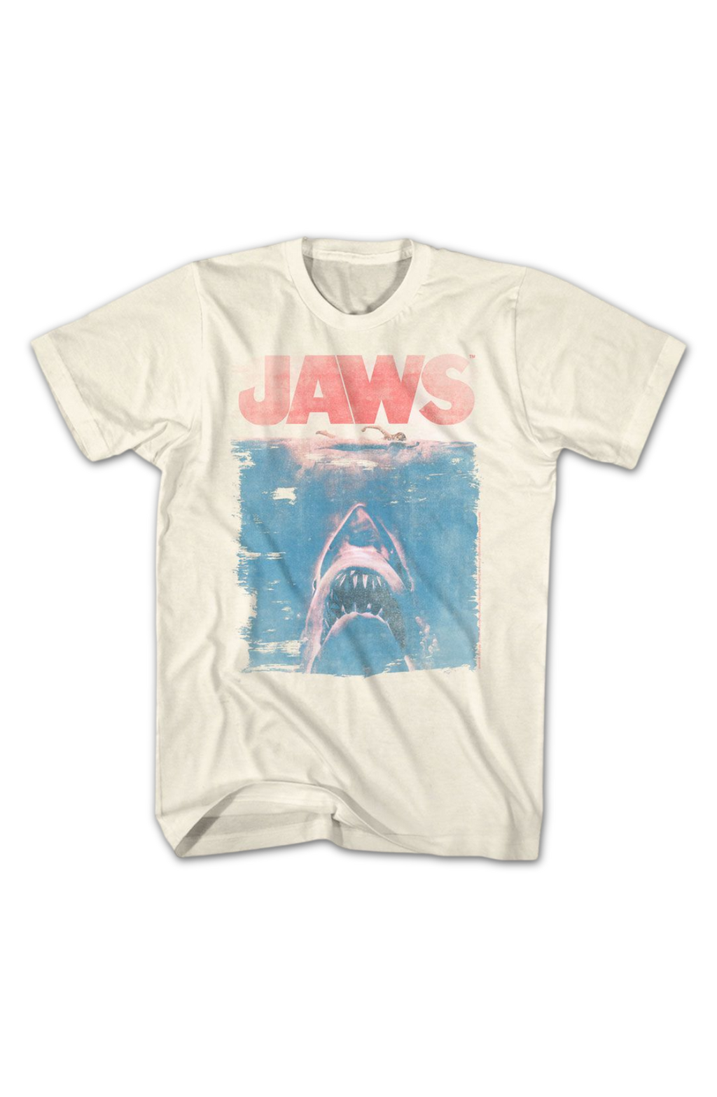 Distressed Movie Poster Jaws T-Shirt Hoodie, Sweatshirt | CiraTrend.com (Image 2)