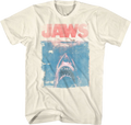 Distressed Movie Poster Jaws T-Shirt Hoodie, Sweatshirt | CiraTrend.com (Image 1)