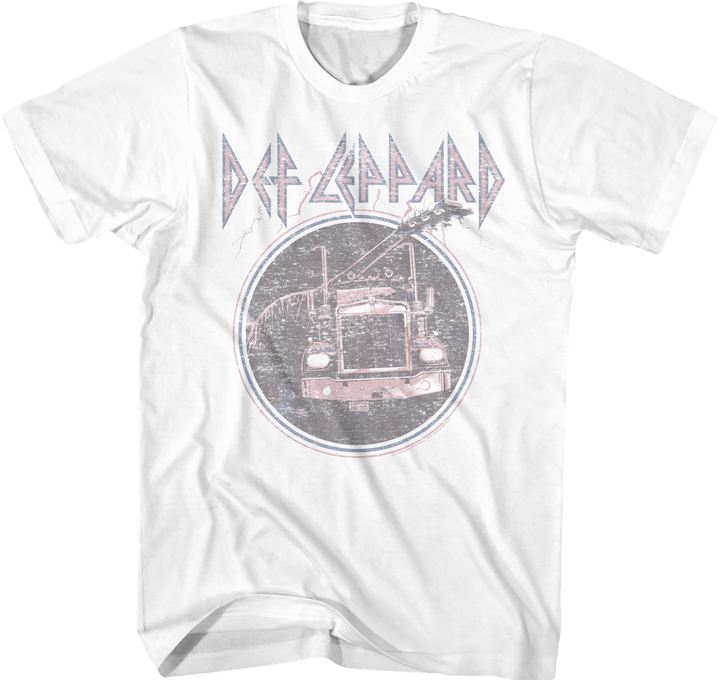 Distressed On Through The Night Def Leppard T-Shirt Hoodie, Sweatshirt | CiraTrend.com (Image 1)