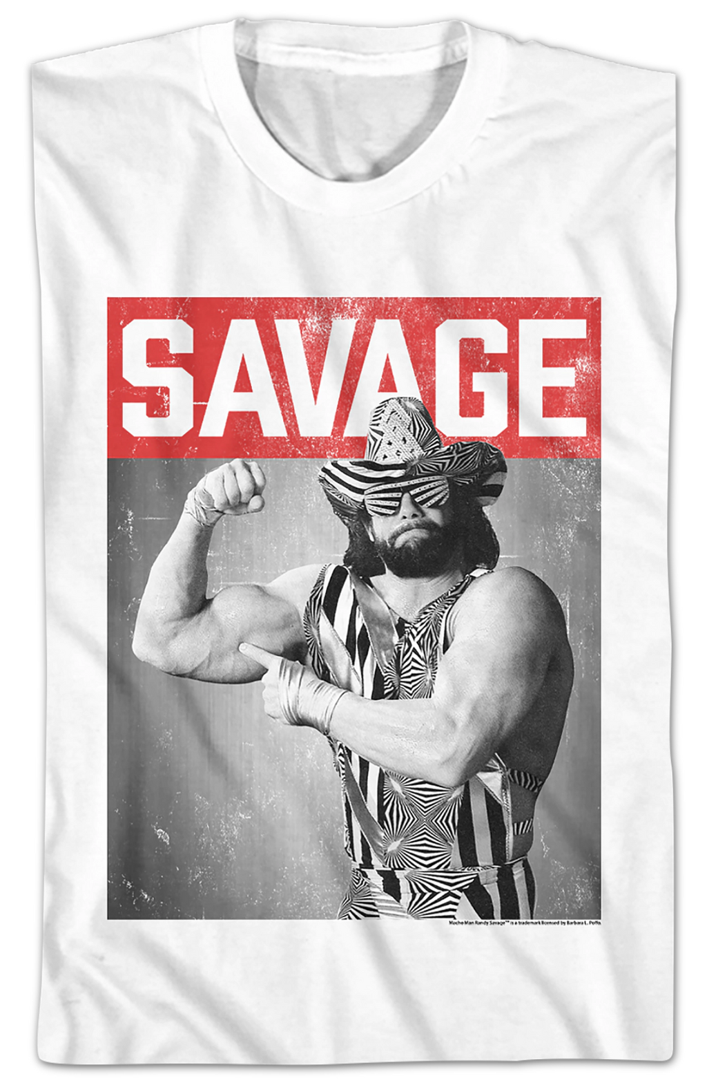 Distressed Photo Macho Man Randy Savage T-Shirt Hoodie, Sweatshirt | CiraTrend.com (Image 2)