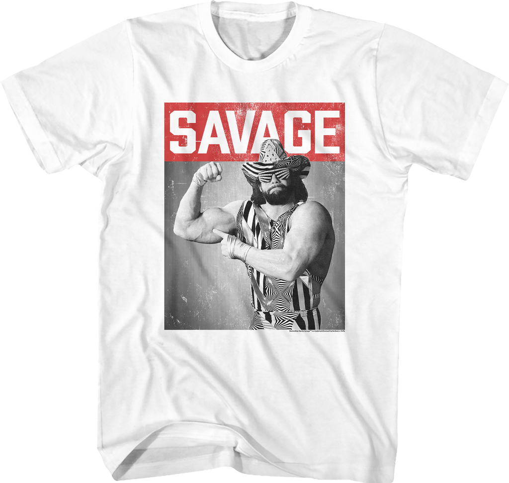 Distressed Photo Macho Man Randy Savage T-Shirt Hoodie, Sweatshirt | CiraTrend.com (Image 1)
