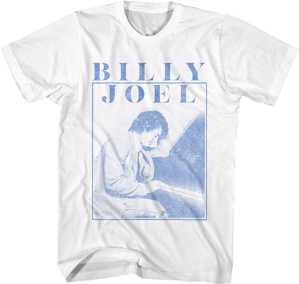 Distressed Piano Man Billy Joel T-Shirt Hoodie, Sweatshirt | CiraTrend.com (Image 1)