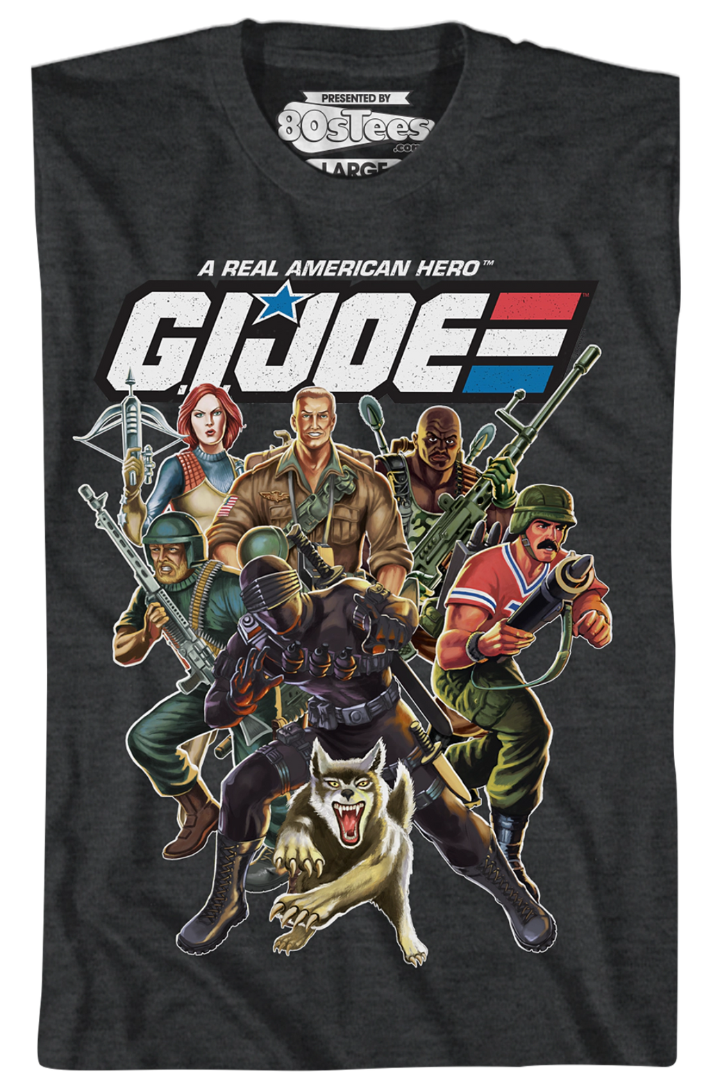 Distressed Real American Hero GI Joe T-Shirt Hoodie, Sweatshirt | CiraTrend.com (Image 2)